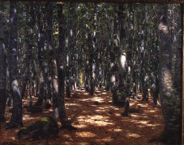 Forêt ensoleillée - Hans Andersen Brendekilde