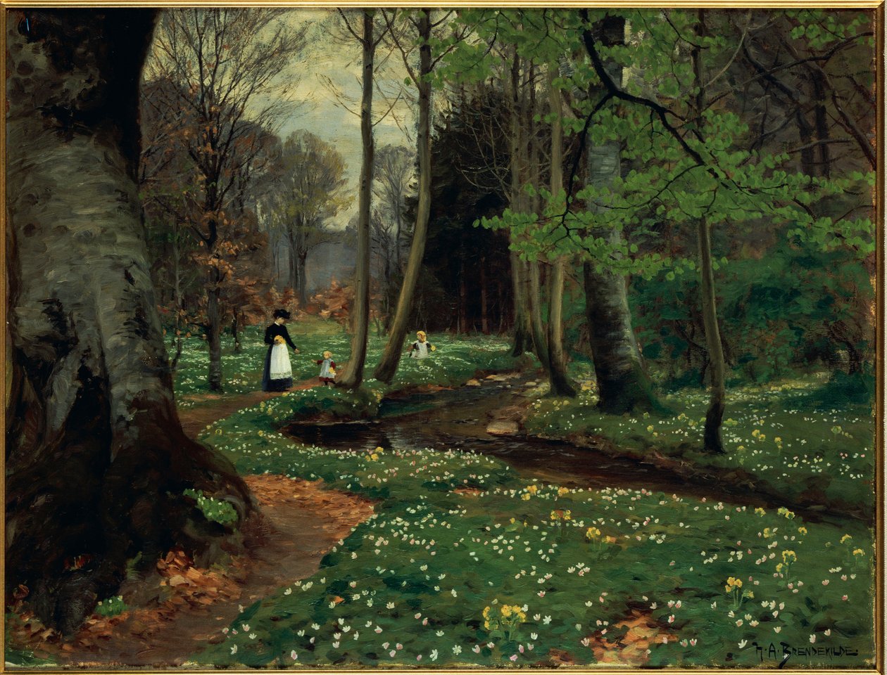 Le Chemin forestier - Hans Andersen Brendekilde