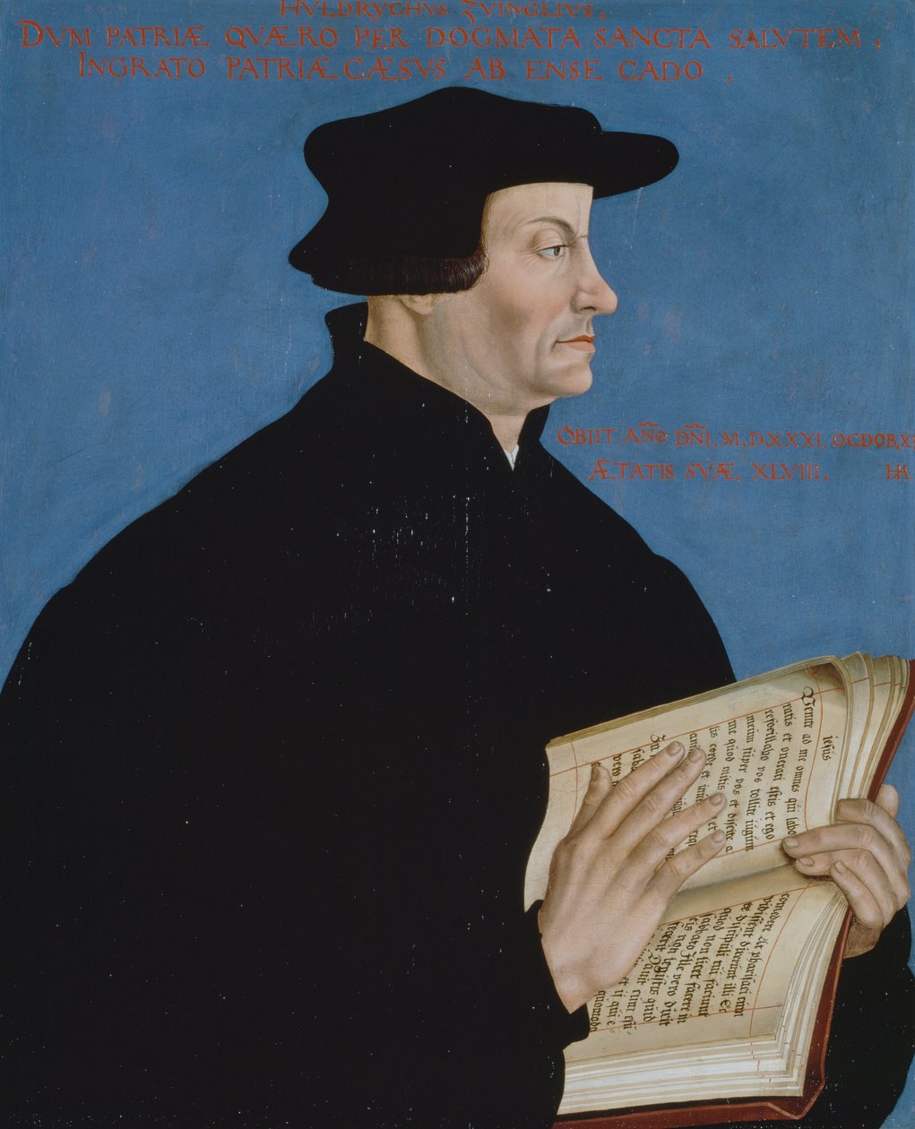 Portrait de Huldrych Zwingli - Hans Asper