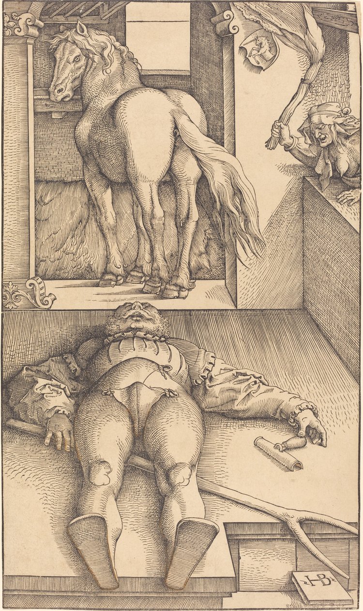 Le Cavalier Ensorcelé - Hans Baldung Grien