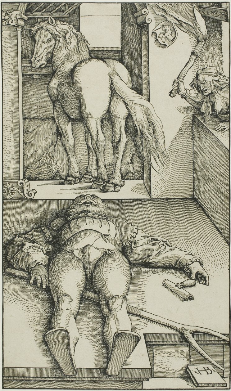 Le mari ensorcelé - Hans Baldung Grien