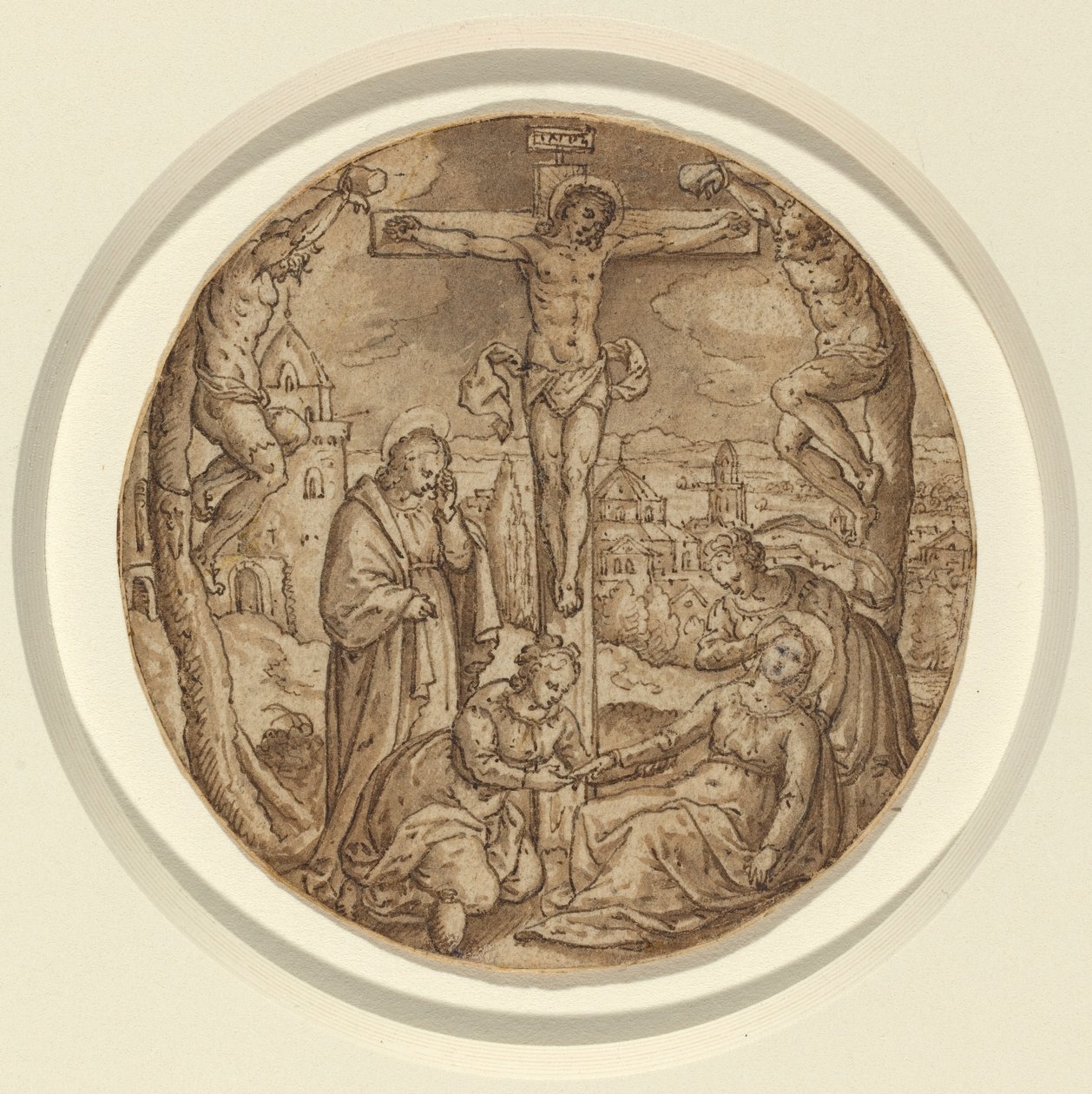 La Crucifixion - Hans Bol