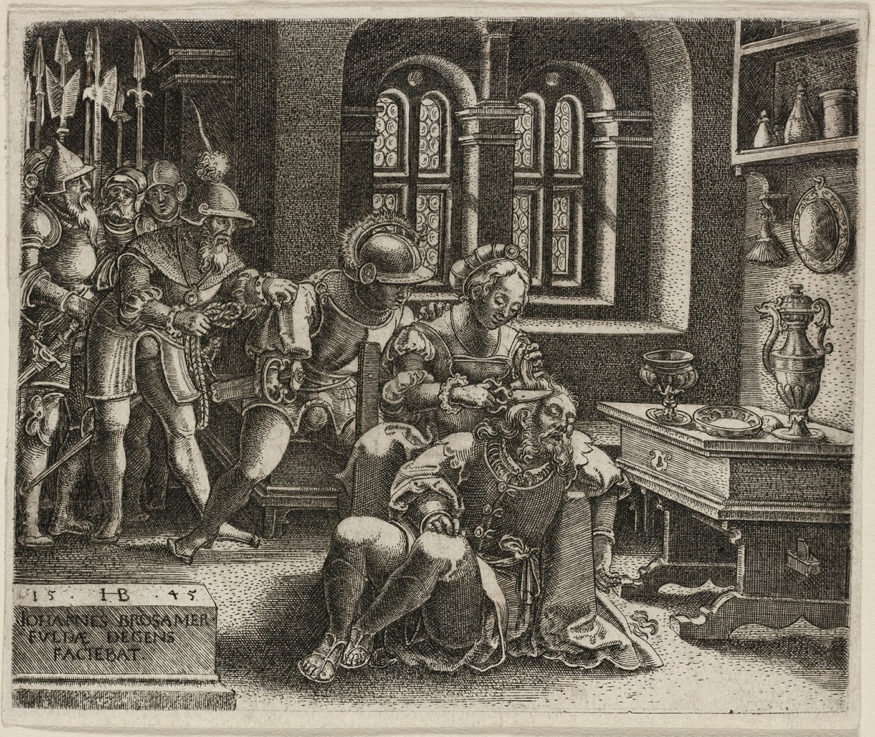 Samson et Dalila - Hans Brosamer
