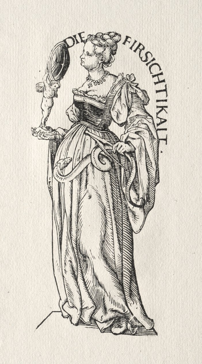 Les sept vertus : Prudence - Hans Burgkmair