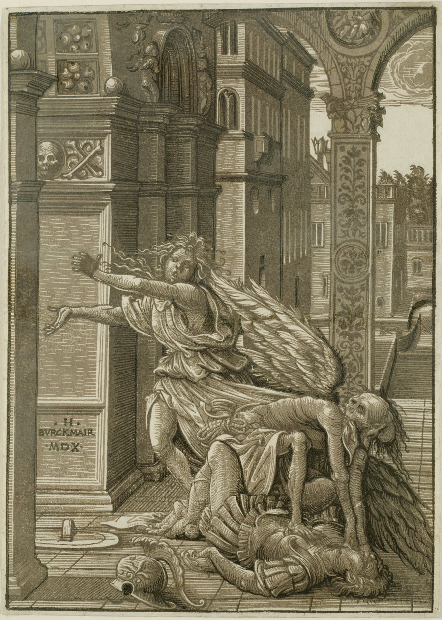 Les amants surpris par la mort - Hans Burgkmair the Elder