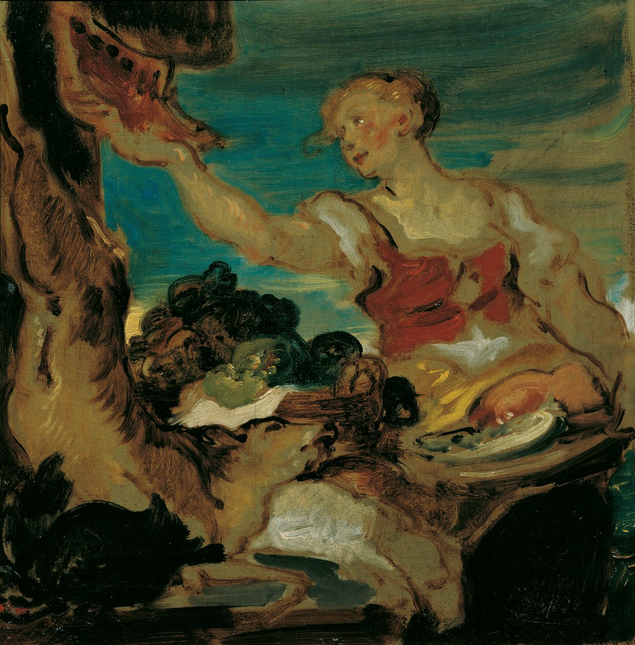 Vendeuse de gibier - Hans Canon