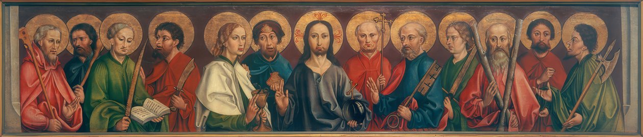Christ et les douze apôtres - Hans Haider