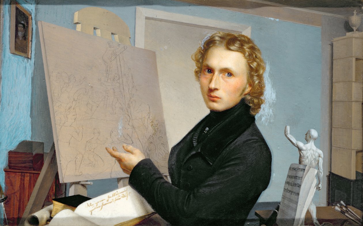 Autoportrait, 1822 - Hans Heinrich Porth