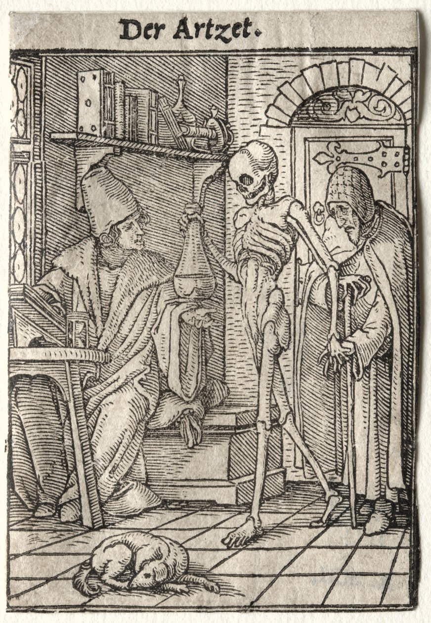 La danse macabre : Le docteur - Hans Holbein