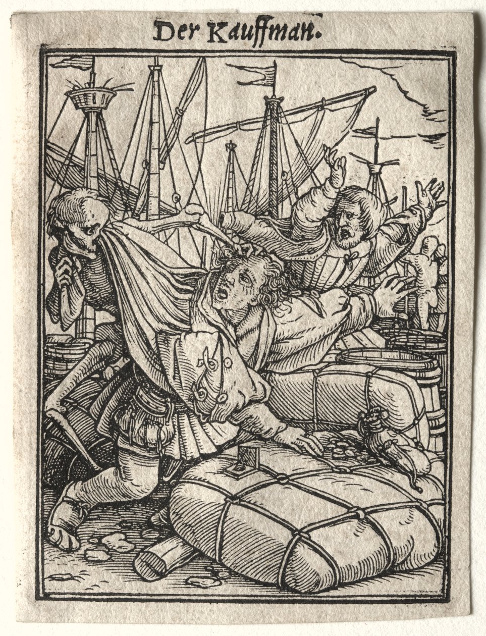 La danse macabre : Le marchand - Hans Holbein