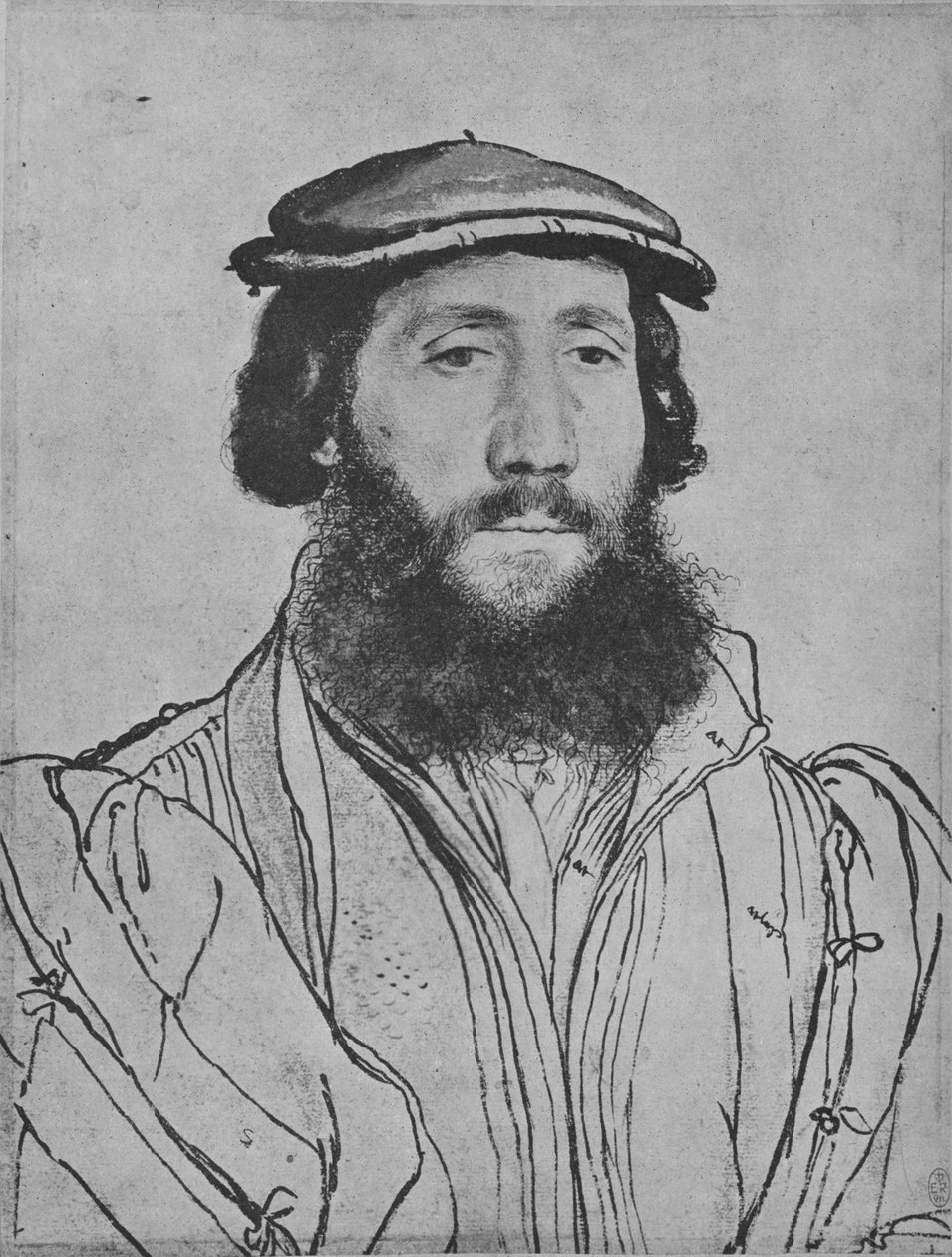 Un gentleman : Inconnu, vers 1535 - Hans Holbein der Jüngere