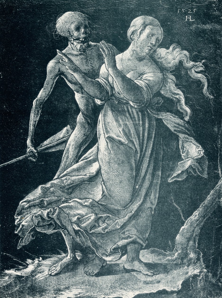 La Mort capturant une fille - Hans Leu