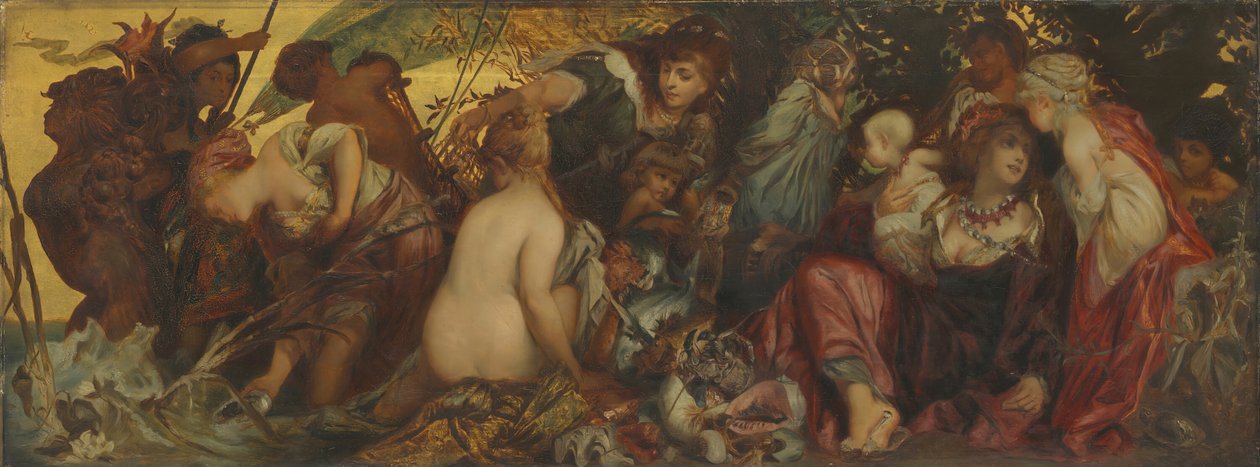 Trésors de la mer, vers 1870-75 - Hans Makart