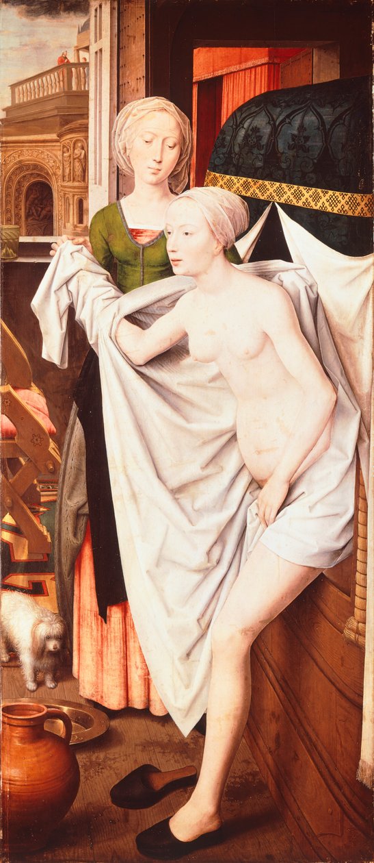 Bethsabée au bain - Hans Memling