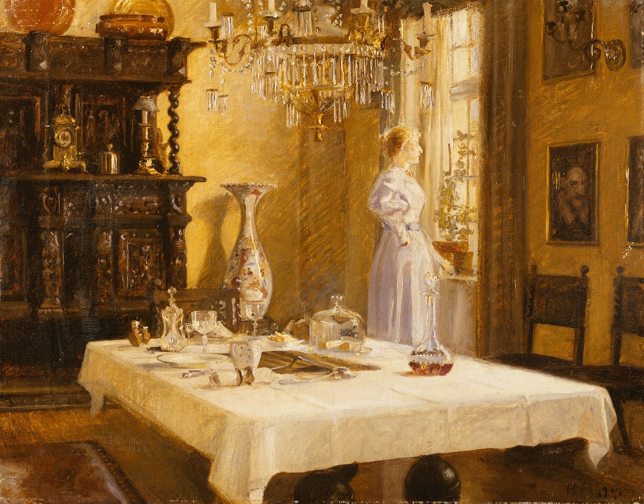 Le Retardataire, 1894 - Hans Nikolaj Hansen