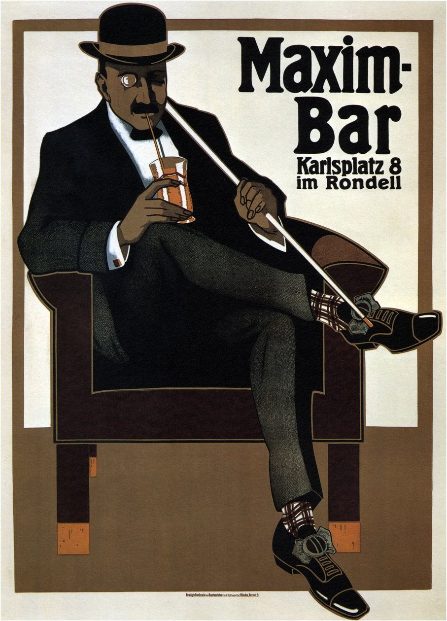 Maxim Bar, 1907 - Hans Rudi Erdt