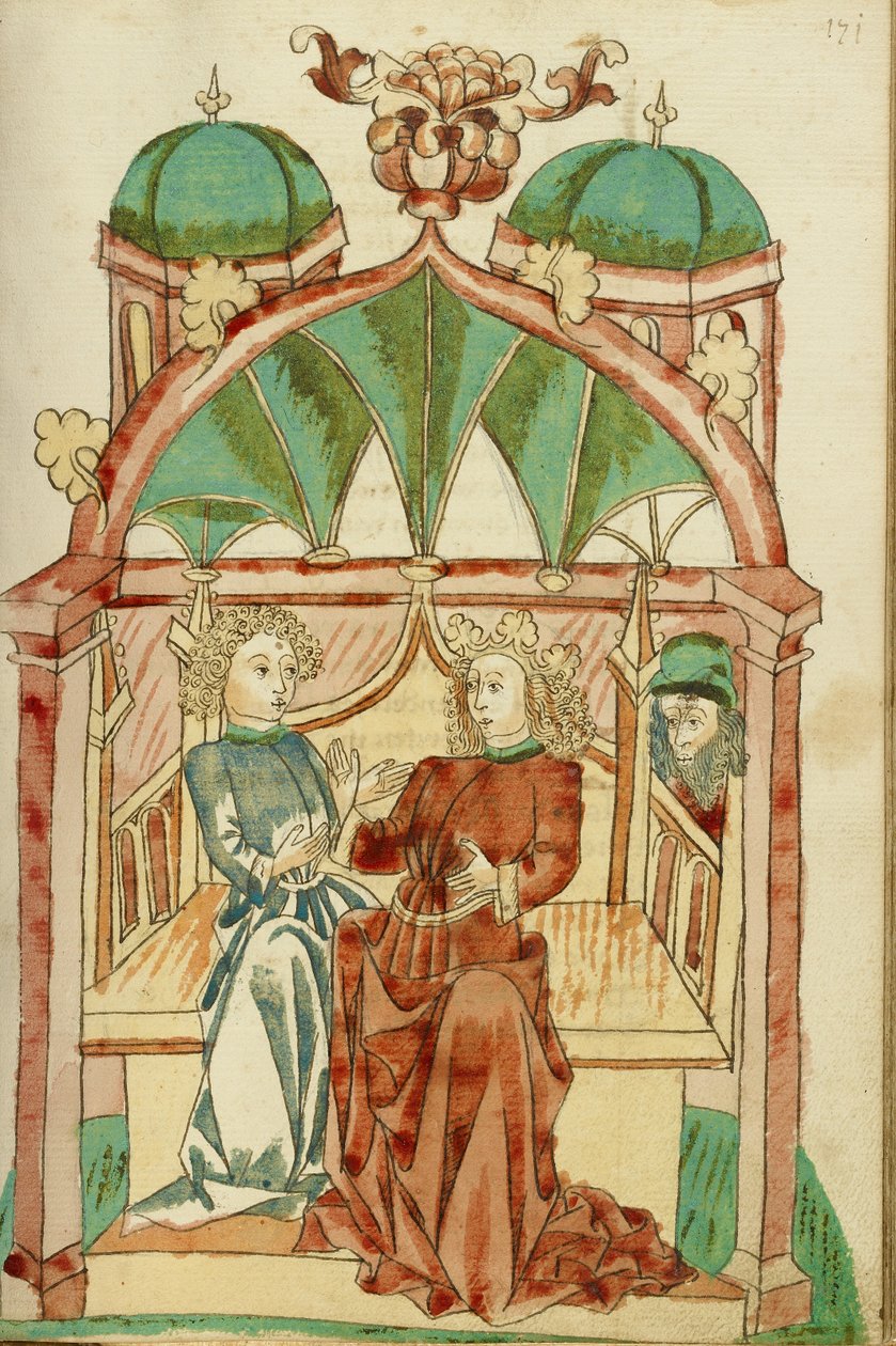 Barlaam instruit Josaphat de la doctrine chrétienne - Hans Schilling