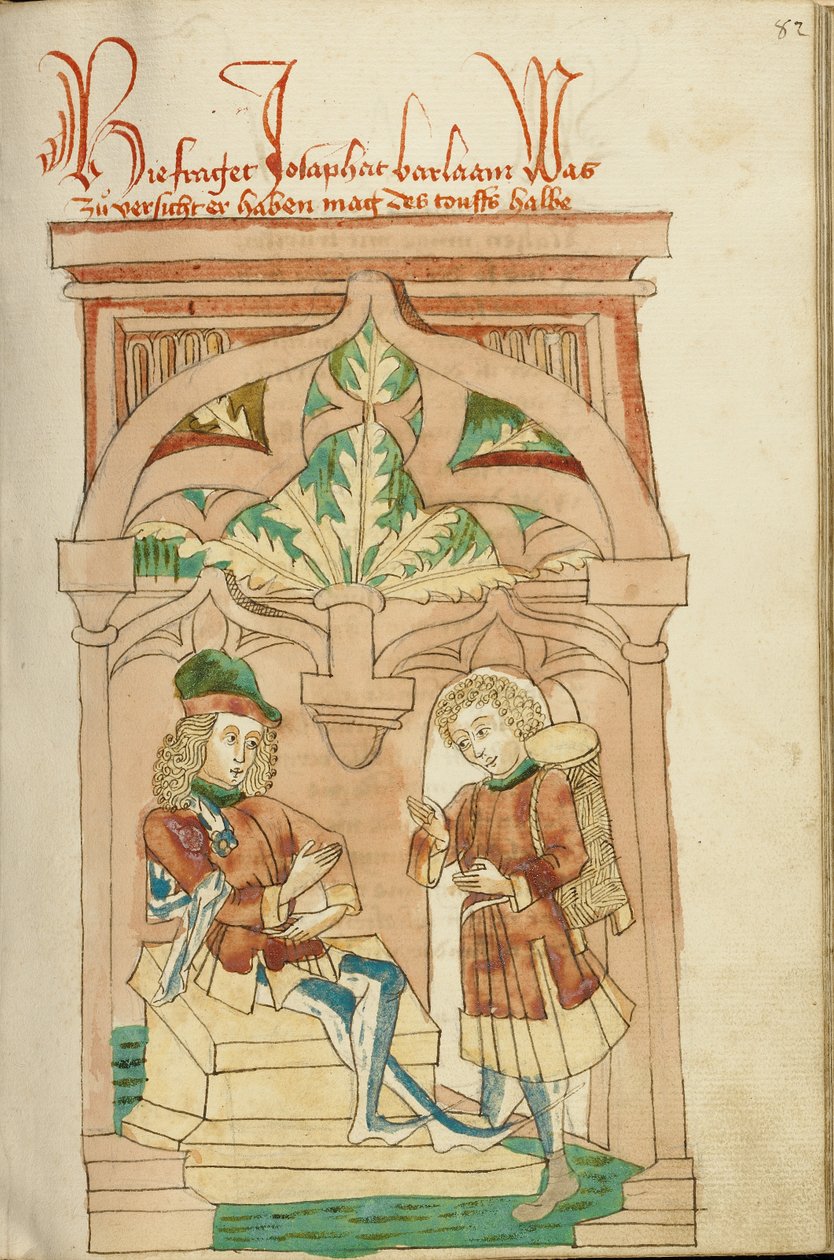 Josaphat et Barlaam en conversation - Hans Schilling
