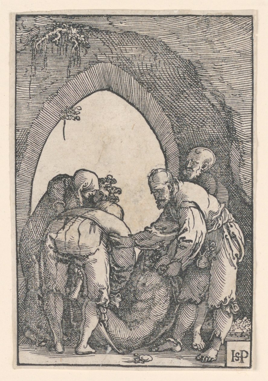 Mise au tombeau - Hans Sebald Beham