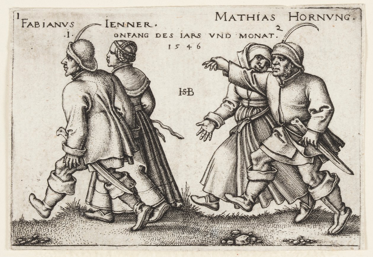 Janvier et février - Hans Sebald Beham