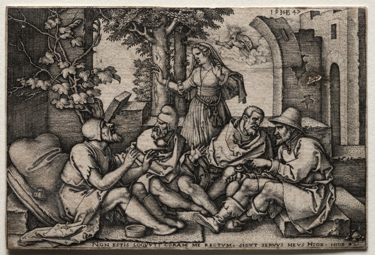 Job et ses amis - Hans Sebald Beham