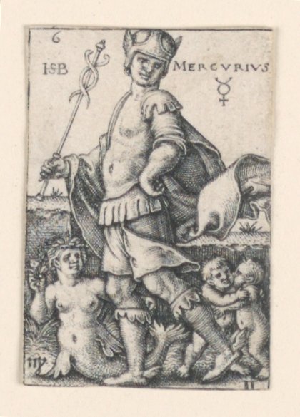 Mercure, des Sept Planètes - Hans Sebald Beham