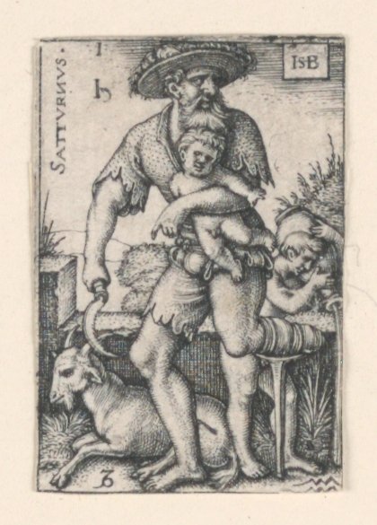Saturne, des Sept Planètes - Hans Sebald Beham