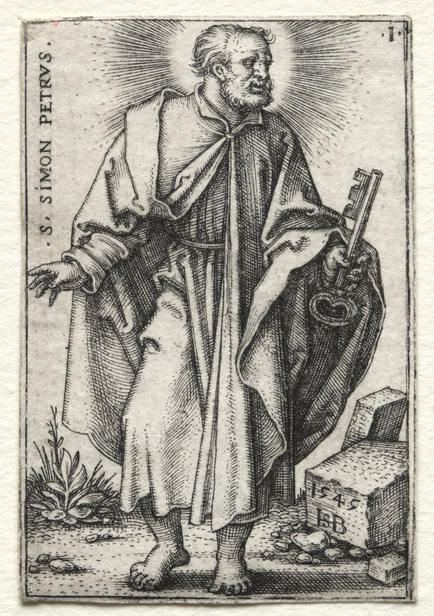 Saint Simon Pierre - Hans Sebald Beham