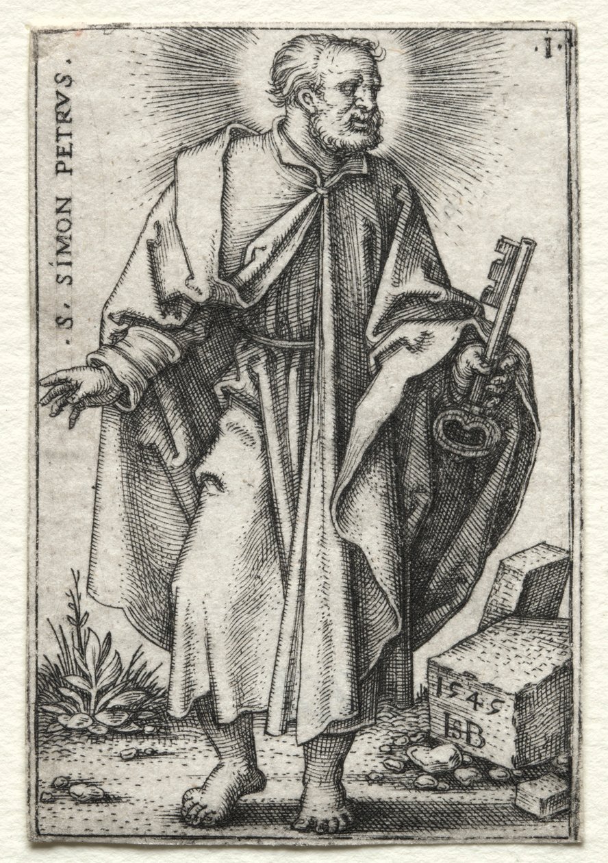 Saint Simon Pierre, 1545-1546 - Hans Sebald Beham
