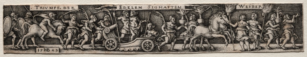 Le triomphe des femmes - Hans Sebald Beham