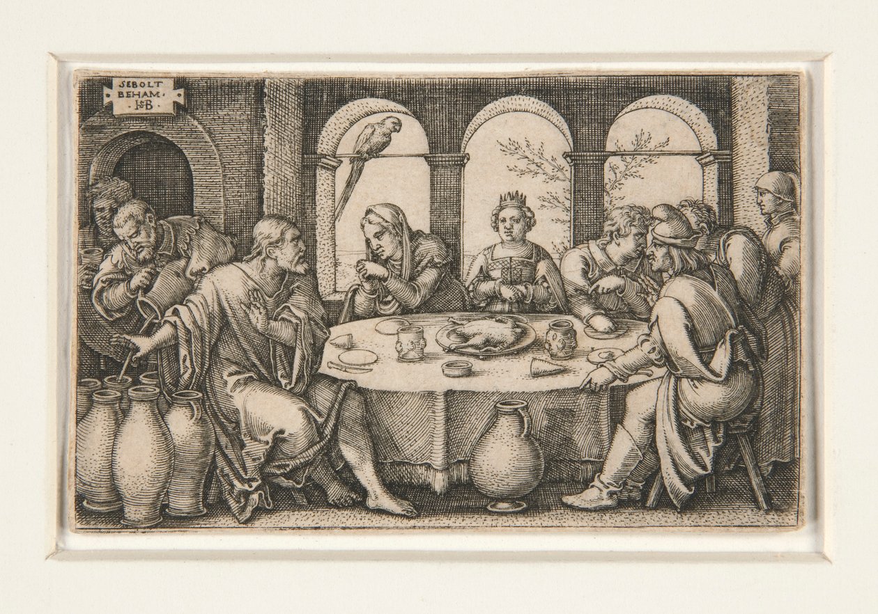 Les Noces de Cana - Hans Sebald Beham