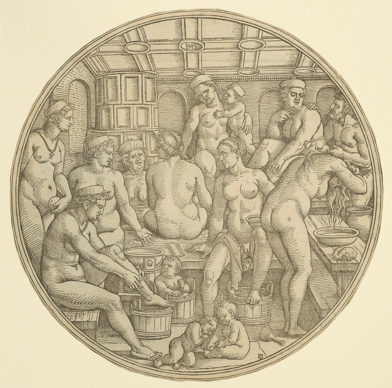 Le bain des femmes - Hans Sebald Beham