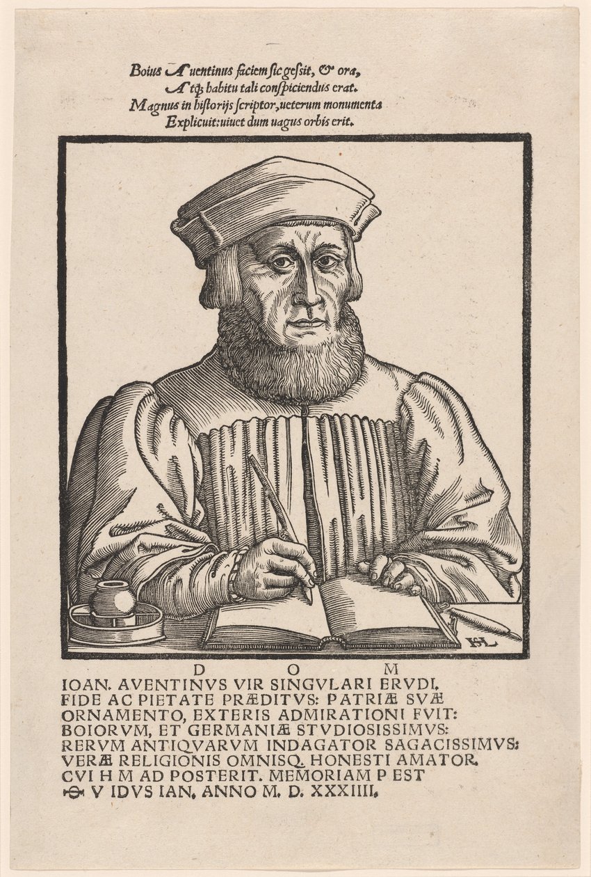 Johann Aventinus Johann Turmair, 1554 - Hans Sebald Lautensack