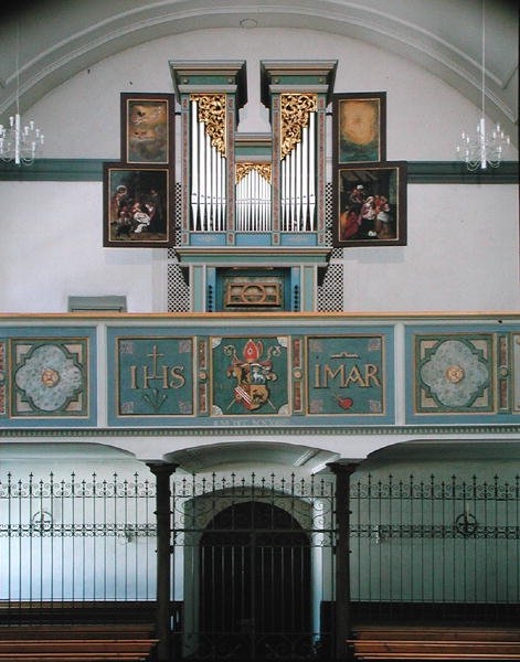 Orgue dans le cloître, c.1641 - Hans Sichelbein Sichelbein