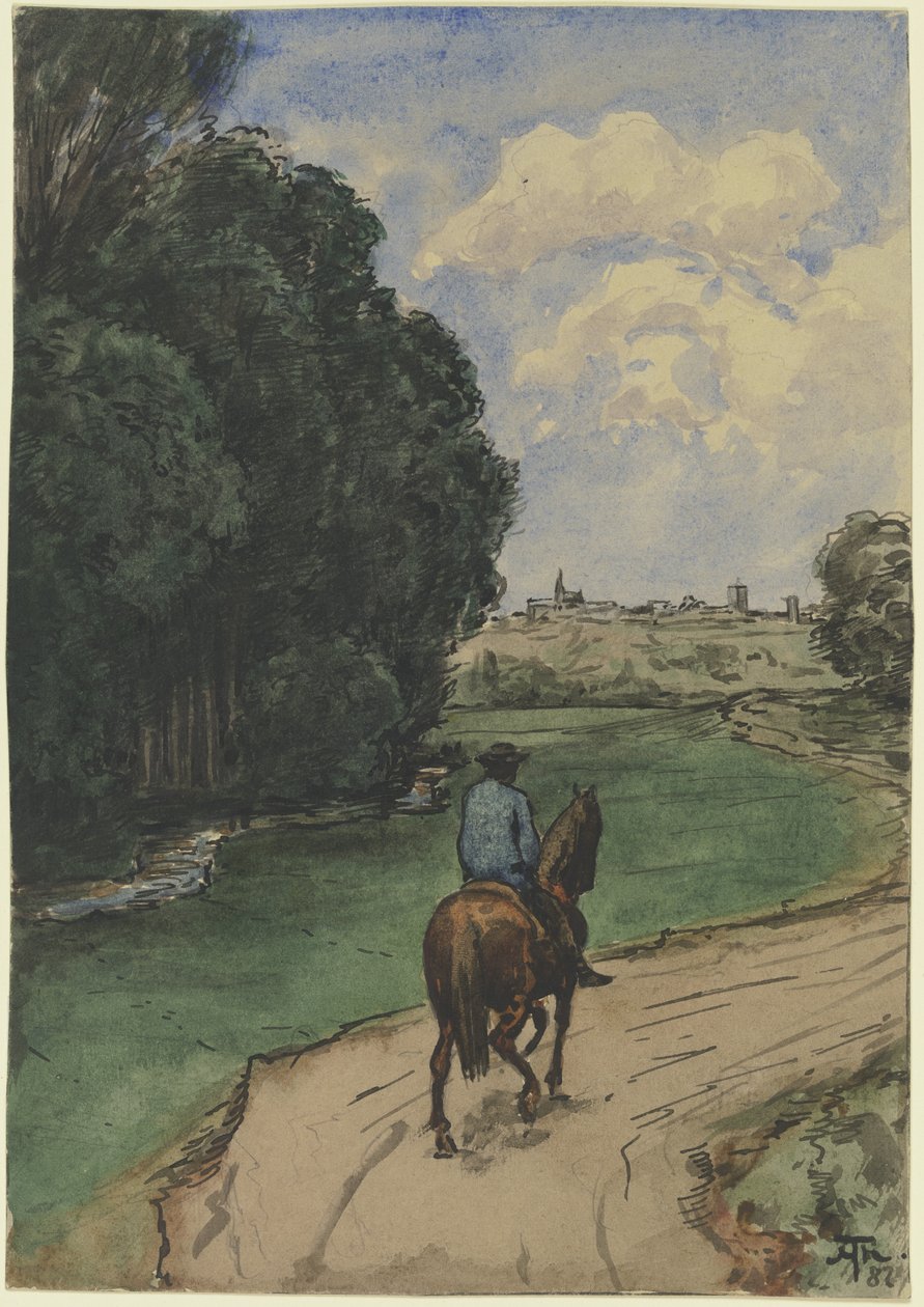 Au bord de la forêt - Hans Thoma
