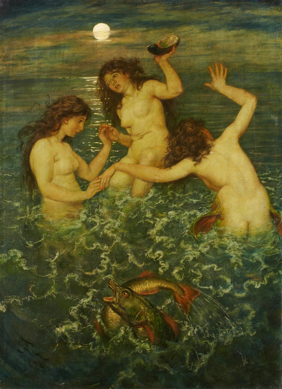 Trois sirènes - Hans Thoma