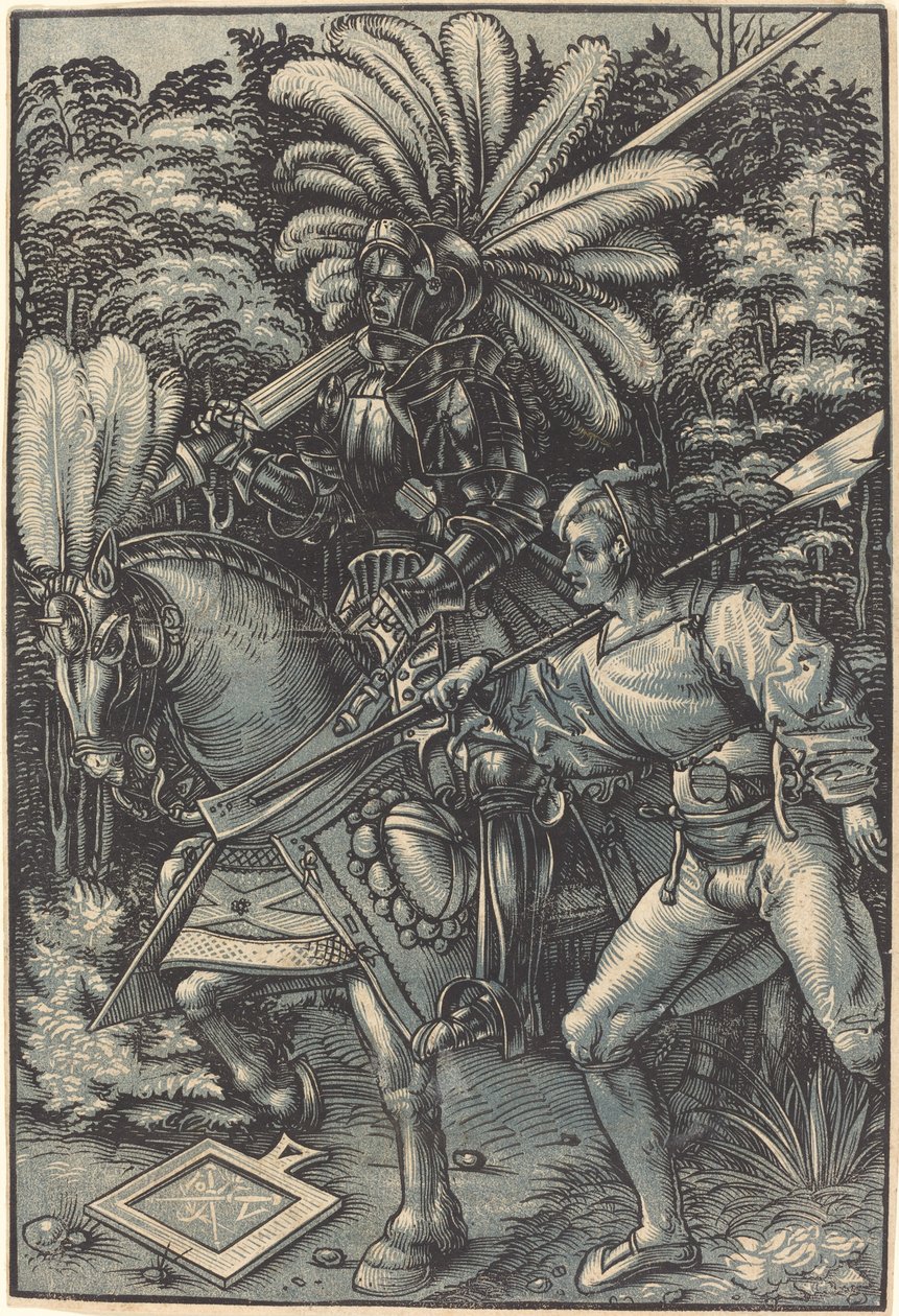 Le Chevalier et le Serviteur - Hans Wechtlin I