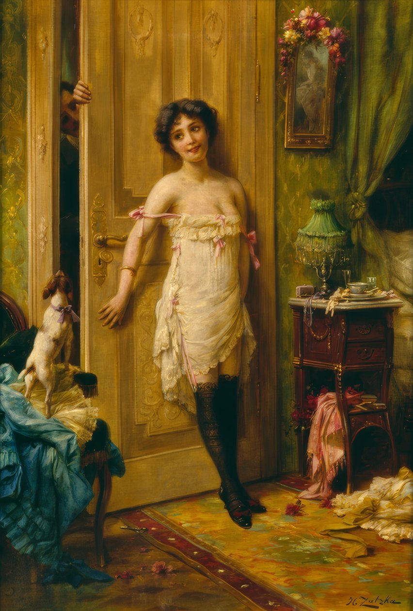Un admirateur ardent - Hans Zatzka