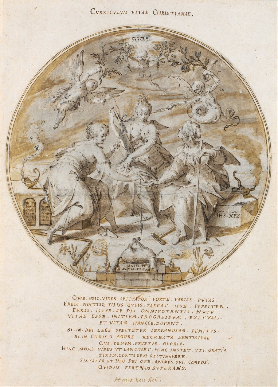Curriculum vitae christianae - Hans von Aachen