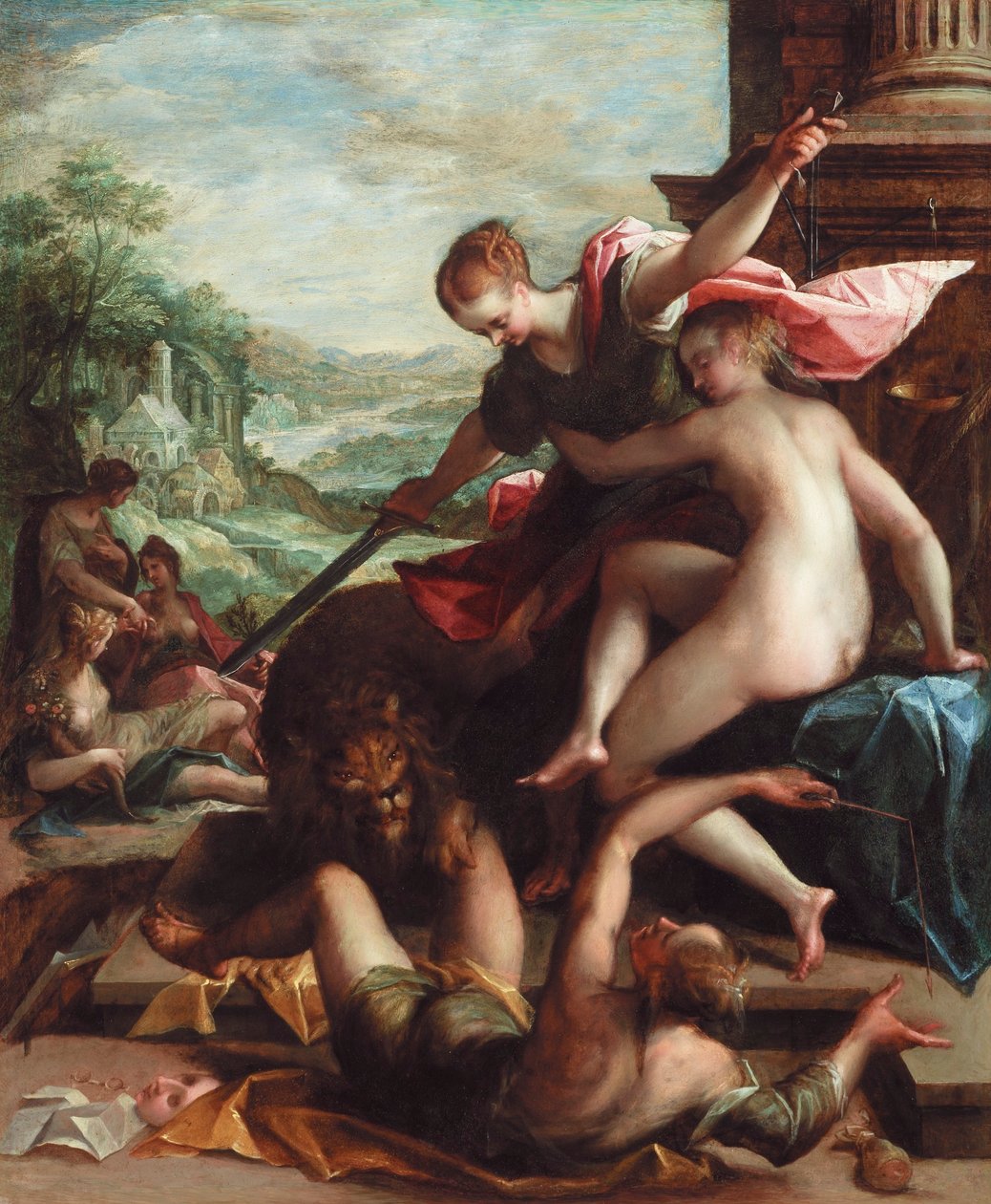 Le triomphe de la vérité - Hans von Aachen