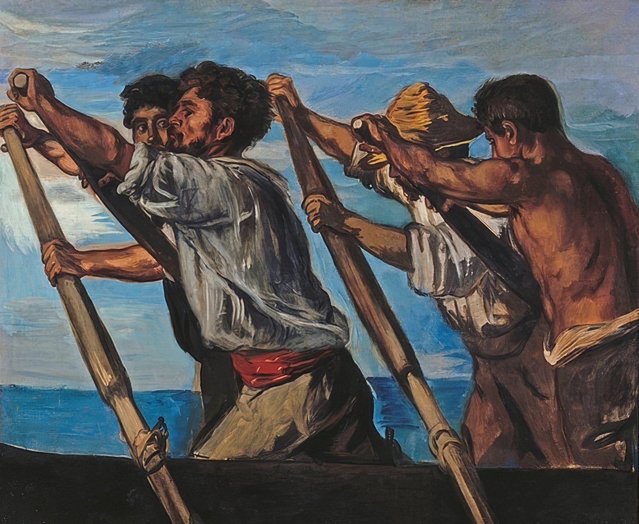 Les rameurs - Hans von Marées