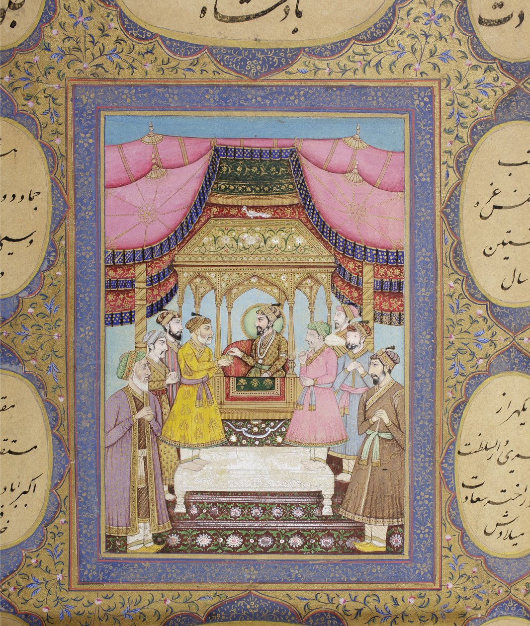 Album de généalogie dynastique moghole, 1855 - Haqim Ahasan Ullah Khan