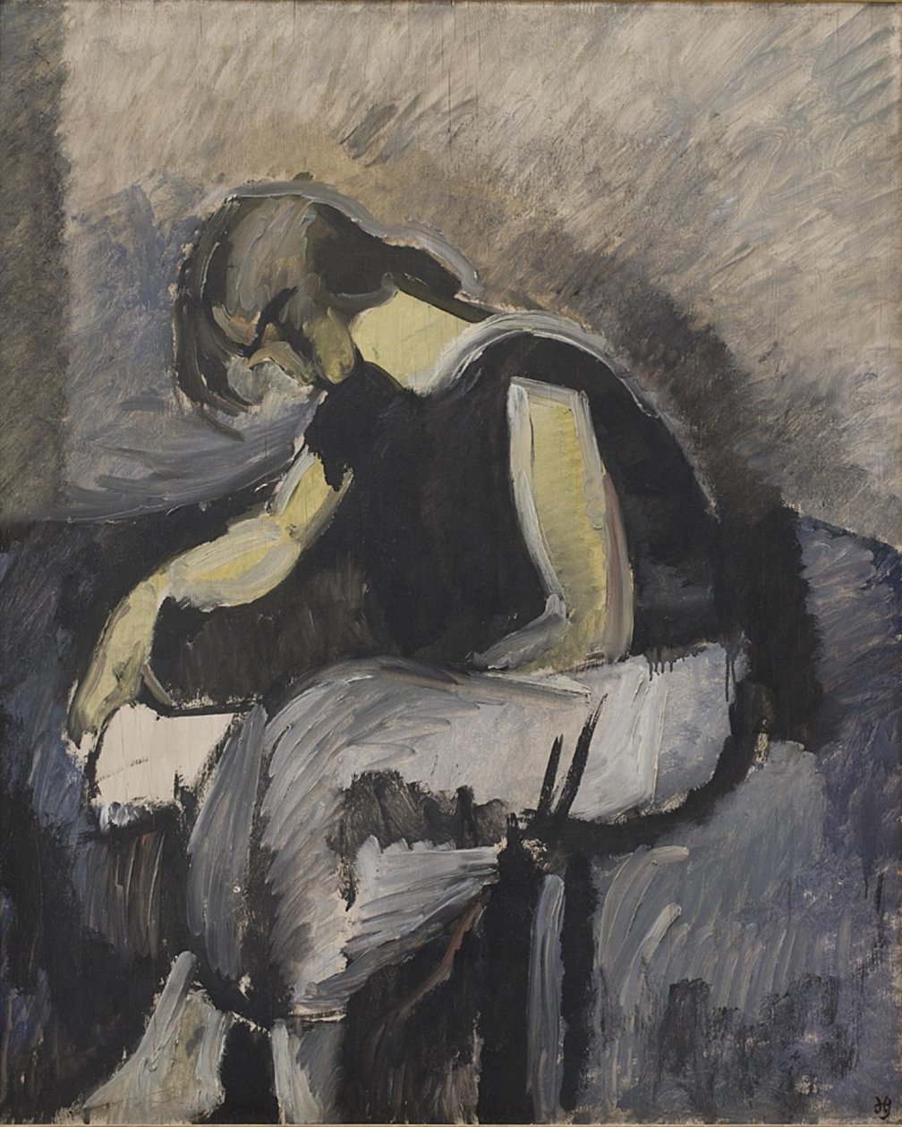 Une dame lisant - Harald Giersing