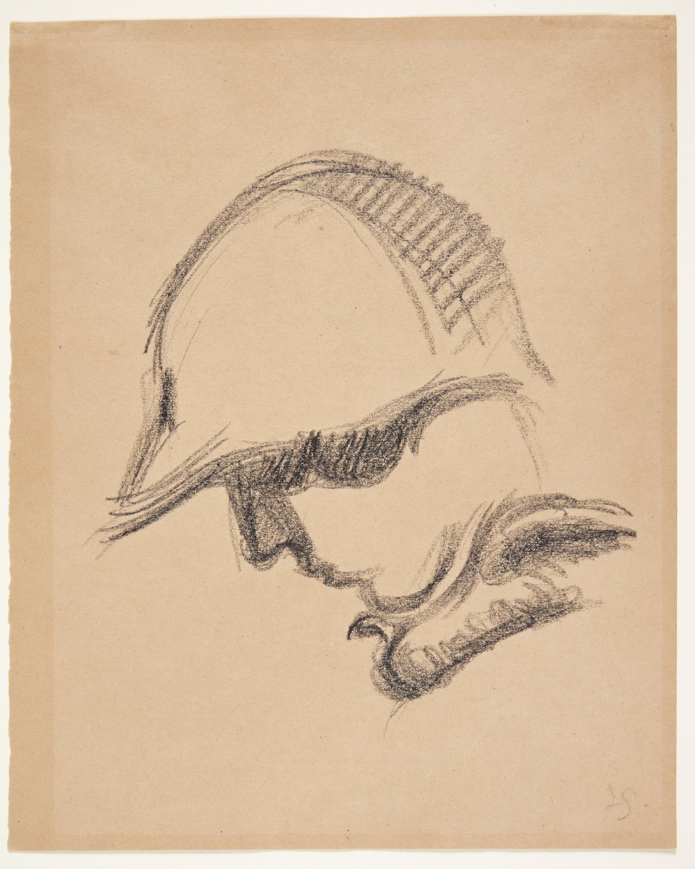 Tête de femme avec casquette en profil vers la gauche - Harald Giersing
