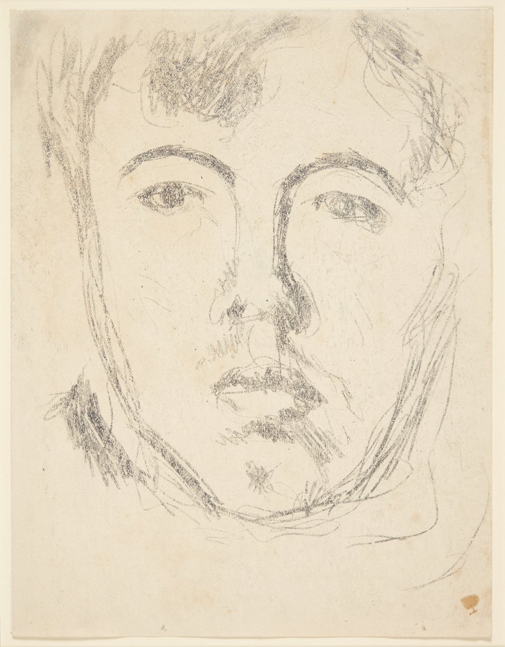 Autoportrait. Tête de face - Harald Giersing