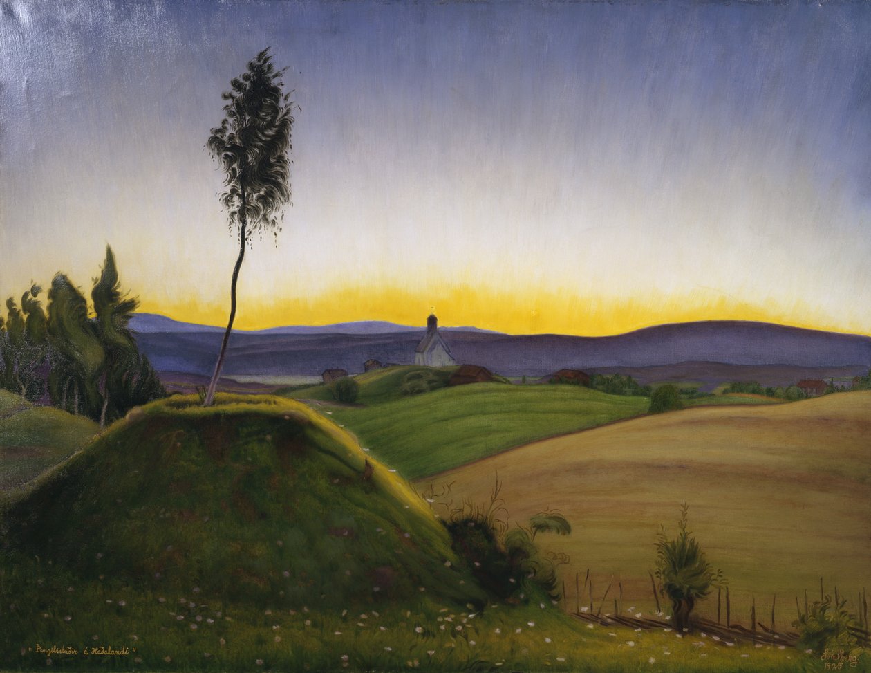 Paysage historique - Harald Oscar Sohlberg