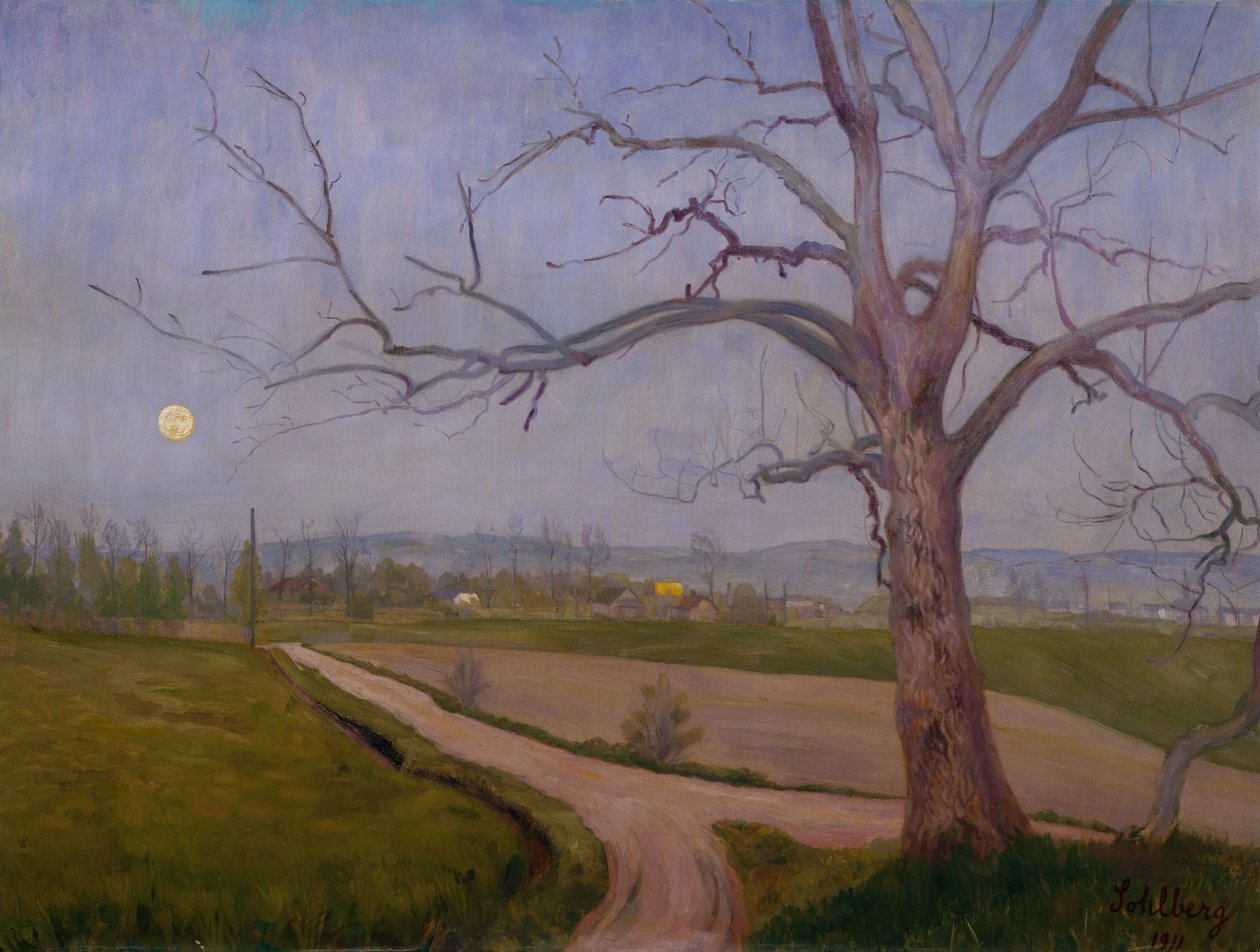 Soir de printemps à Vestre Aker - Harald Oscar Sohlberg