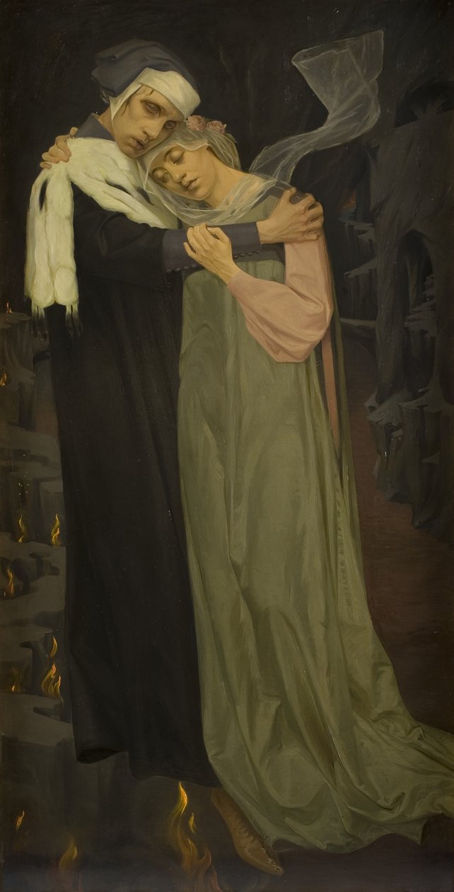 Paolo et Francesca - Harald Slott Møller