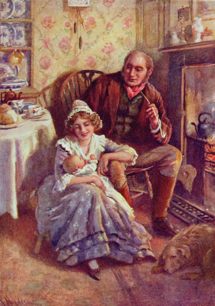 John et Dot Peerybingle, illustration pour 