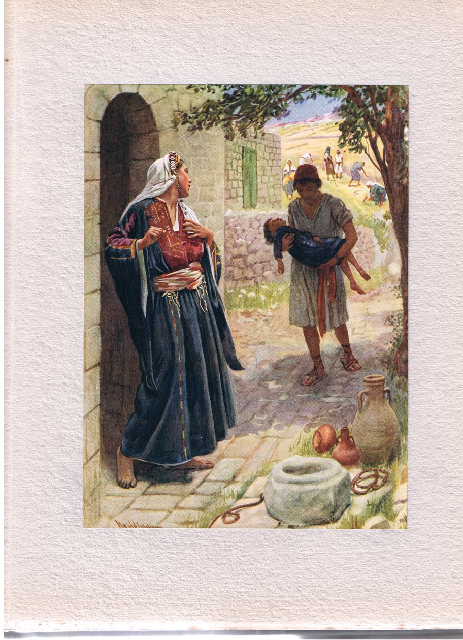La femme sunamite, illustration de 